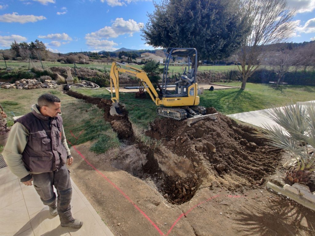 Avant après création paysage grambois 2